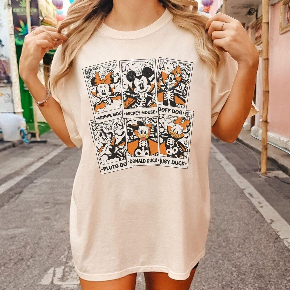 Vintage Mickey And Friends Disney Halloween Tarot Card Vuitino Apparel Vintage Mickey And Friends Disney Halloween Tarot Card Vuitino Apparel